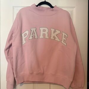 PARKE Women's “Sprinkle” FLEECE
Varsity Mockneck Size S/M
Brand New AUTHENTIC